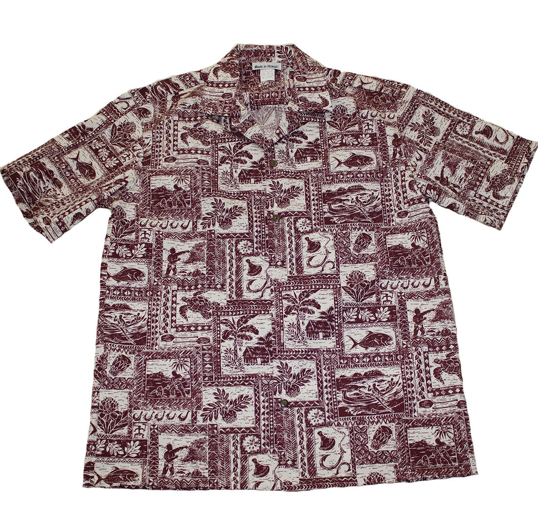 Hawaiian Cotton / Polyester Shirts, Sea Turtle Hawaii Shirt